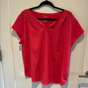 Van Heusen Vibrant Red Short Sleeve Tee
